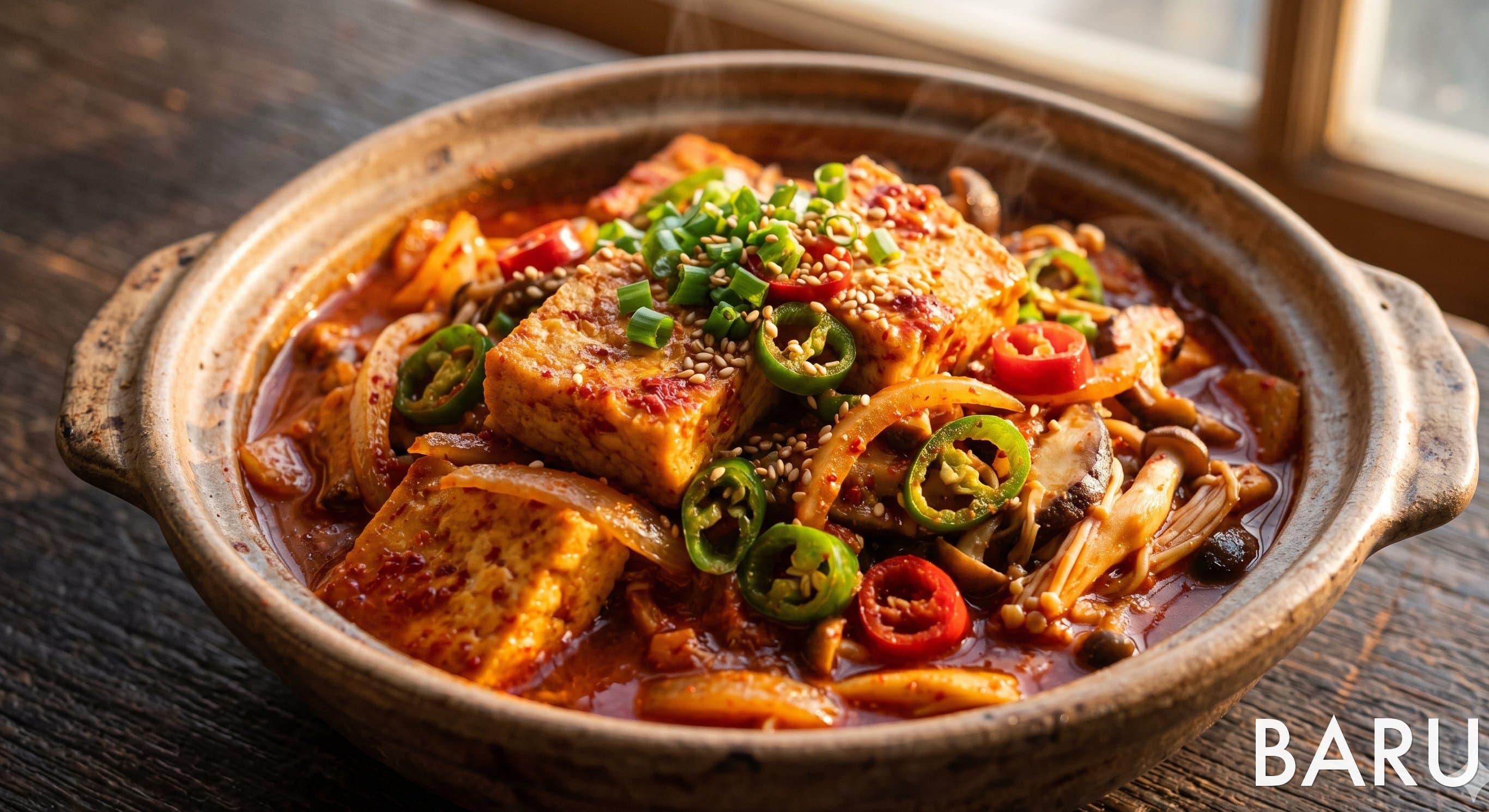 Spicy Tofu Duruchigi (Tofu Stew-Stir-Fry) (두부두루치기)
