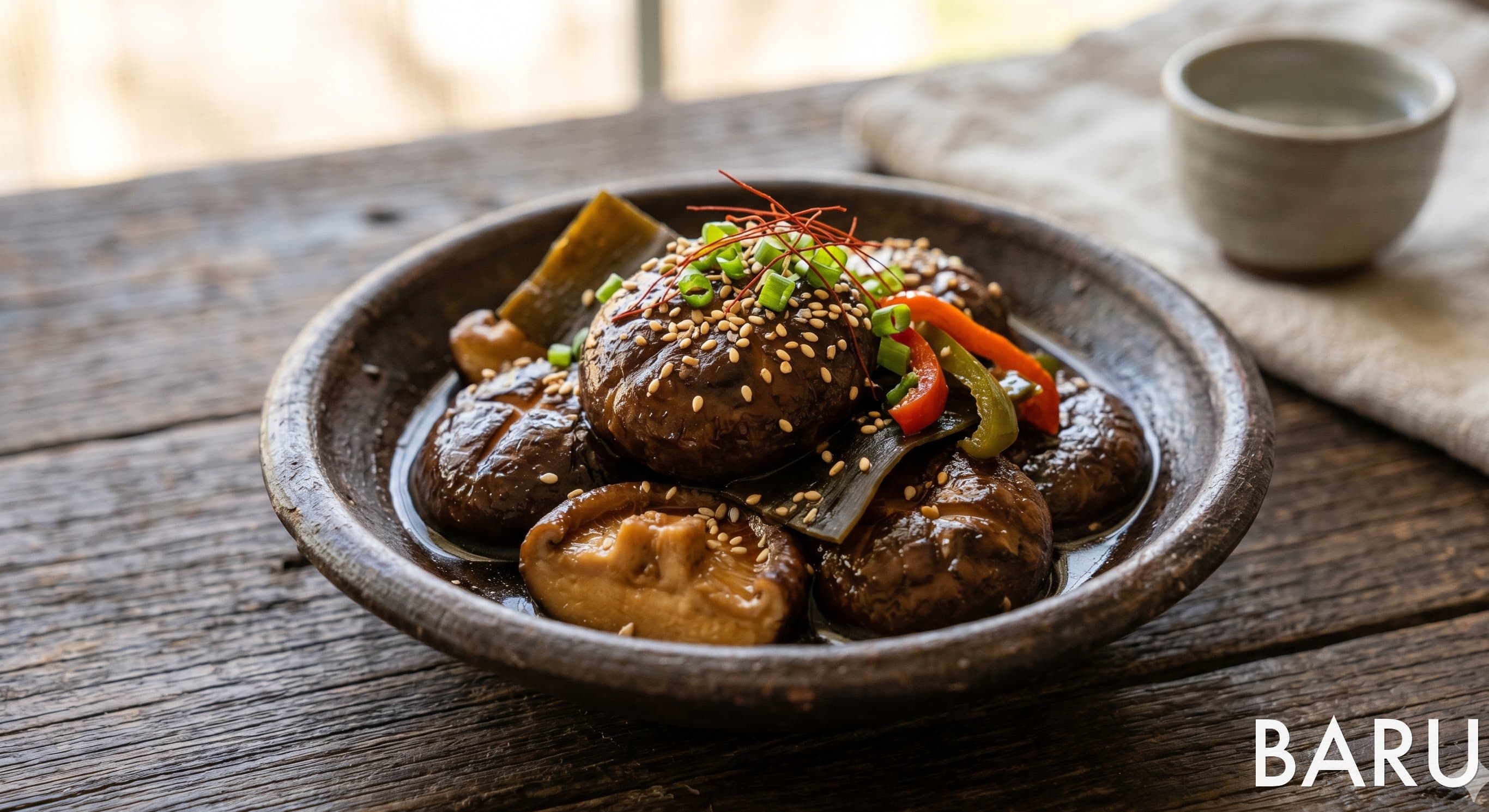 Temple Master Jeong Kwan's Braised Shiitake Mushrooms (정관스님 표고버섯 조림)
