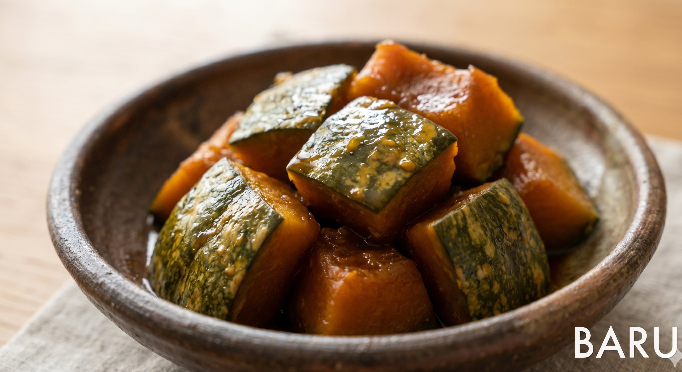 Kabocha no Nimono (Japanese Simmered Kabocha Squash) (카보차노 니모노 (단호박 조림))