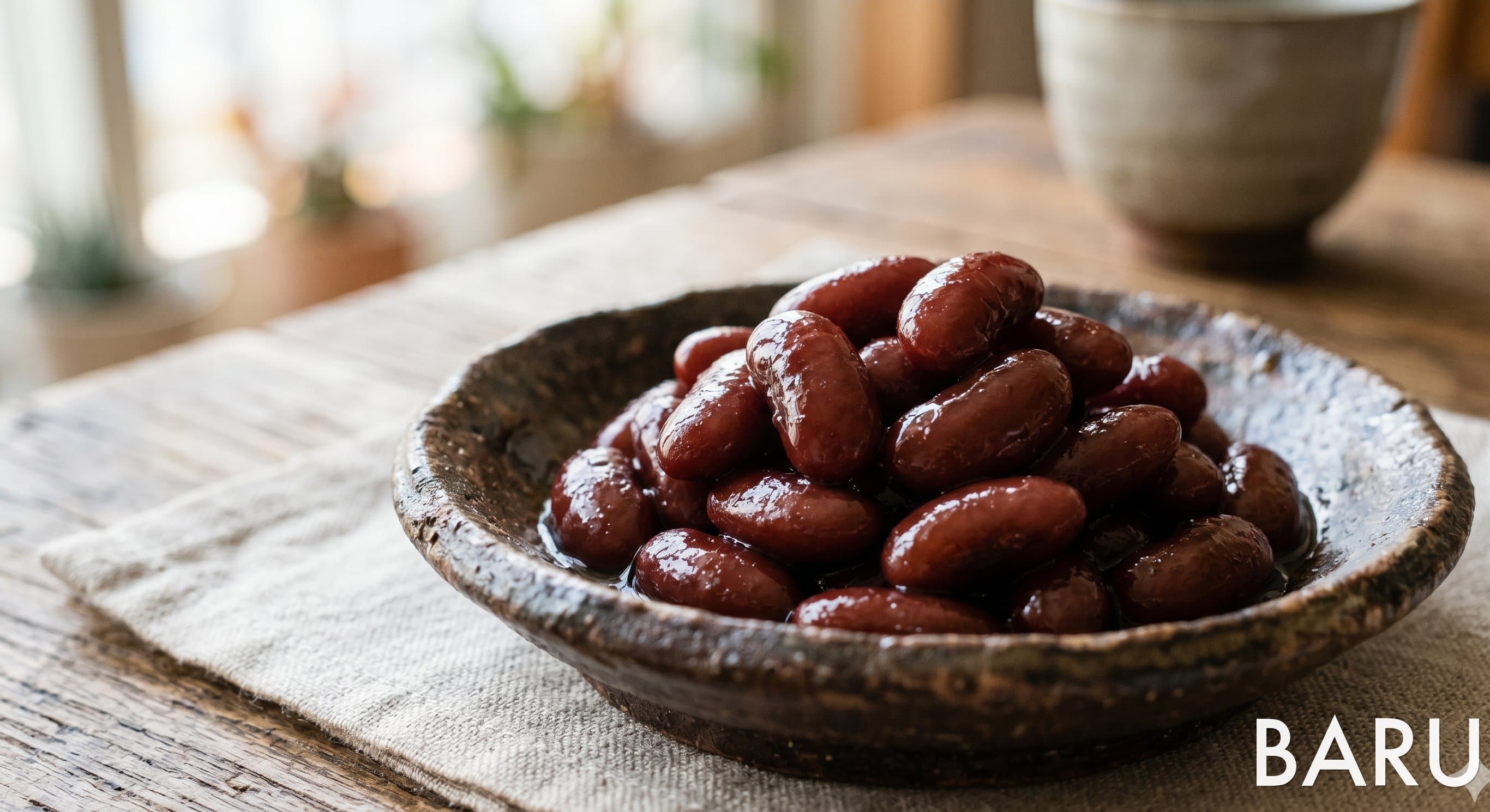 Sweet Simmered Kidney Beans (Kintoki-Mame) (강낭콩 조림)