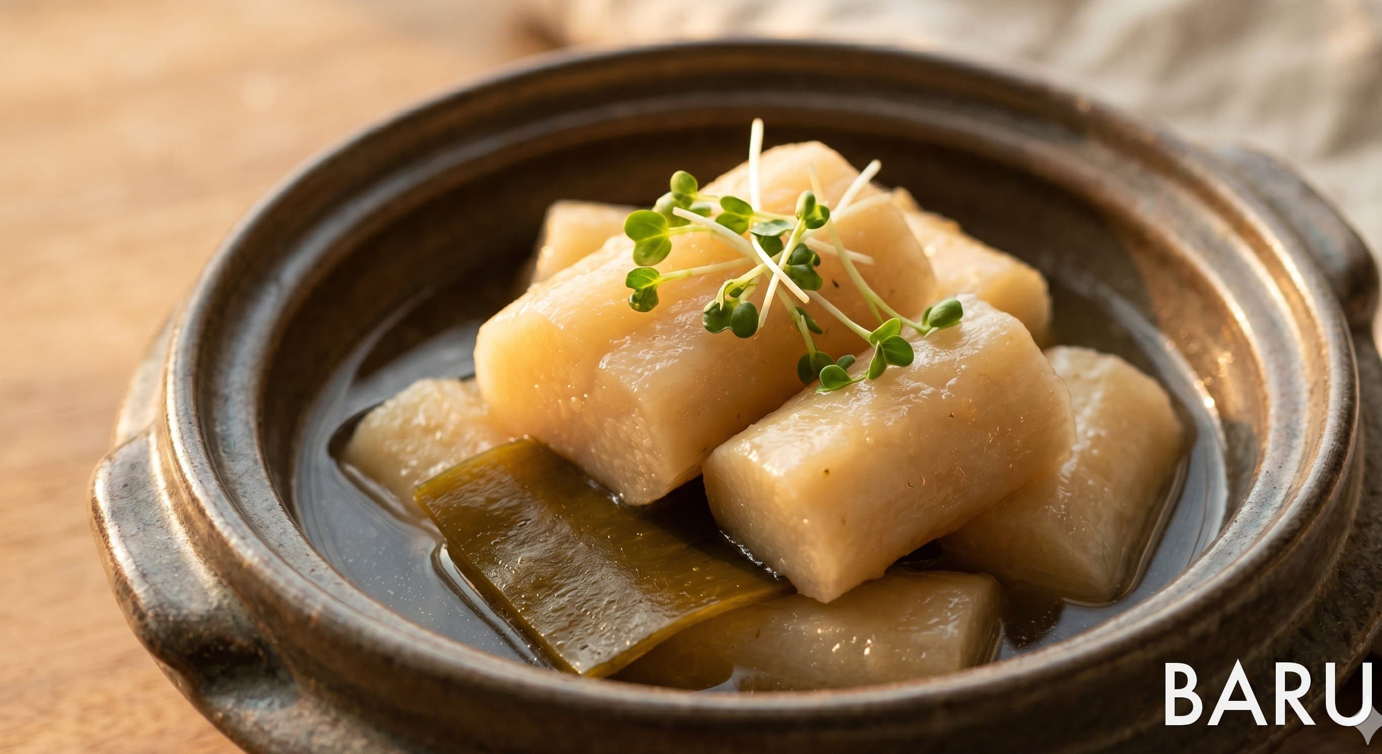 Simmered Mountain Yam in Light Broth (마 백색 조림)