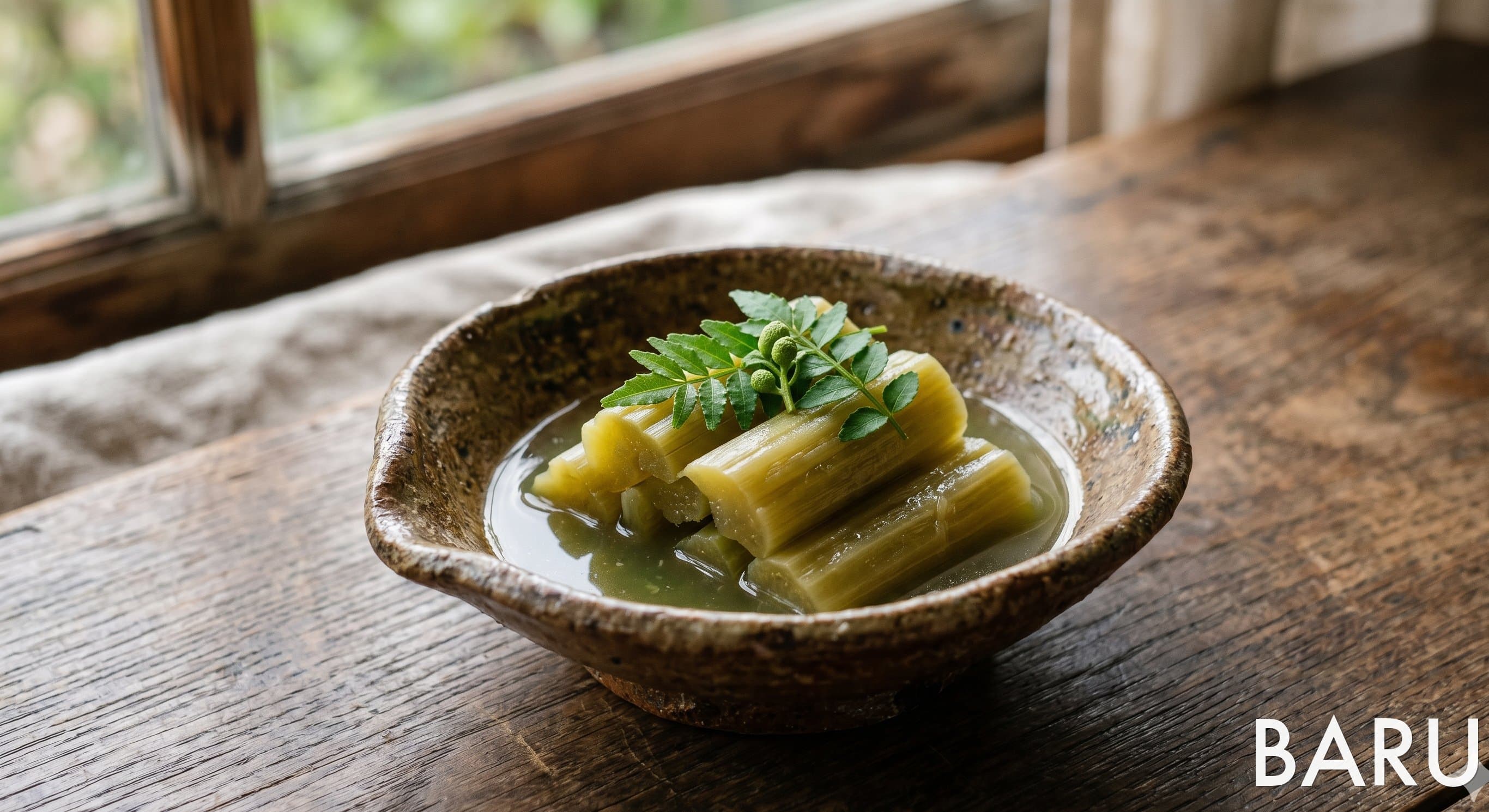 Butterbur in Green Broth (머위 초록 조림)