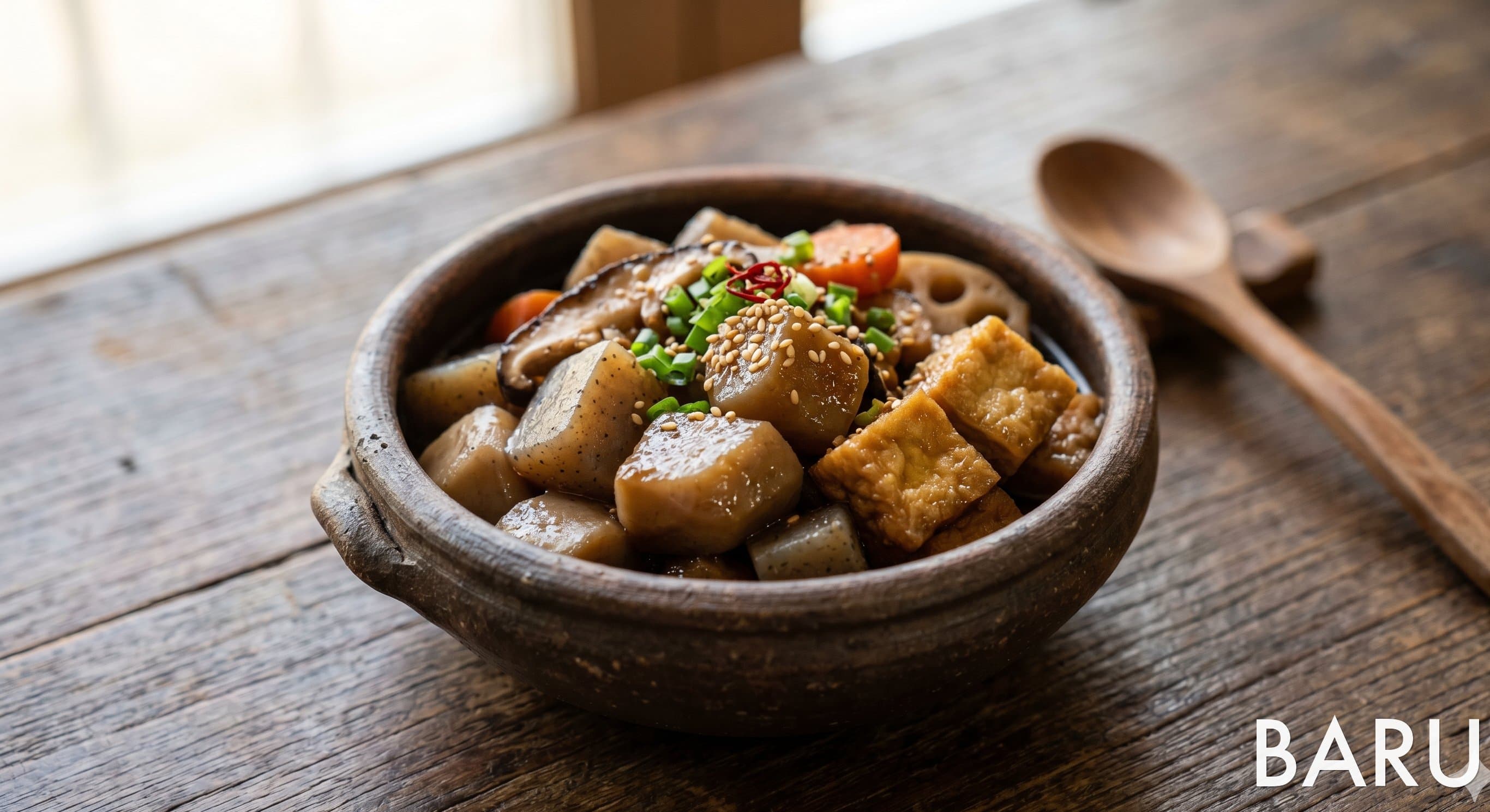 Temple-Style Simmered Vegetables (정진 조림)