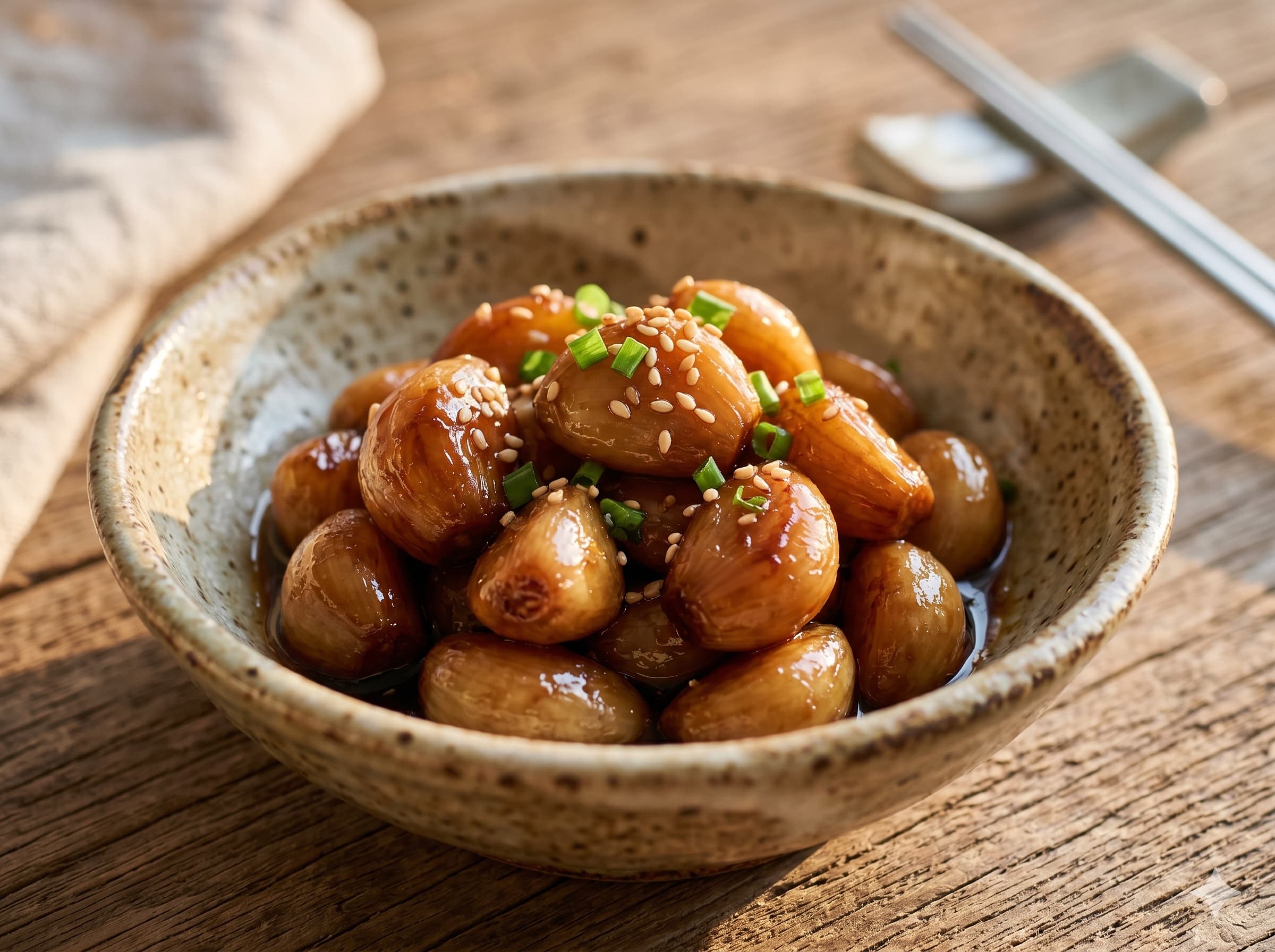 Glazed Braised Garlic (마늘 조림)