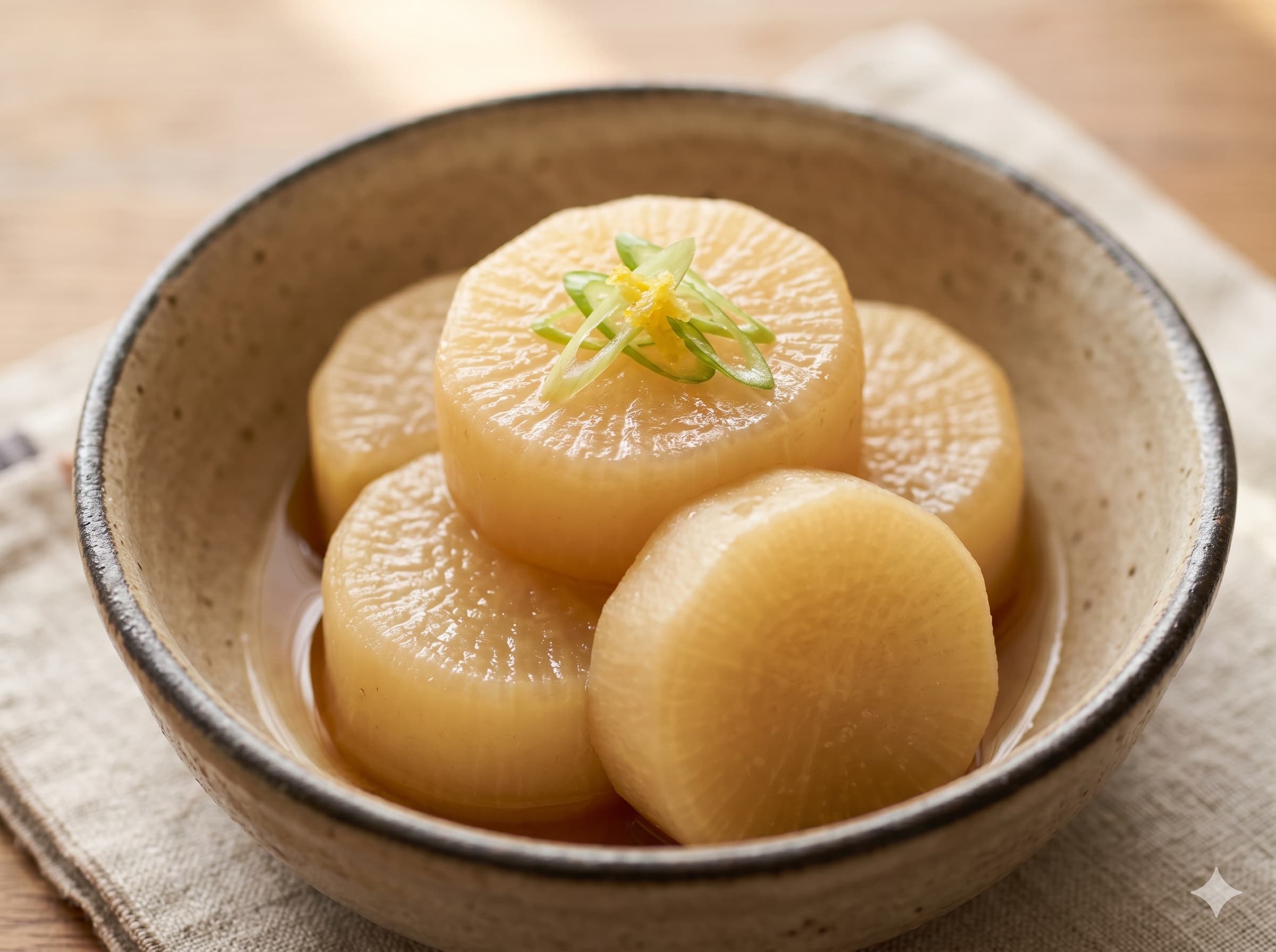 Simmered Daikon (다이콘노 니모노)