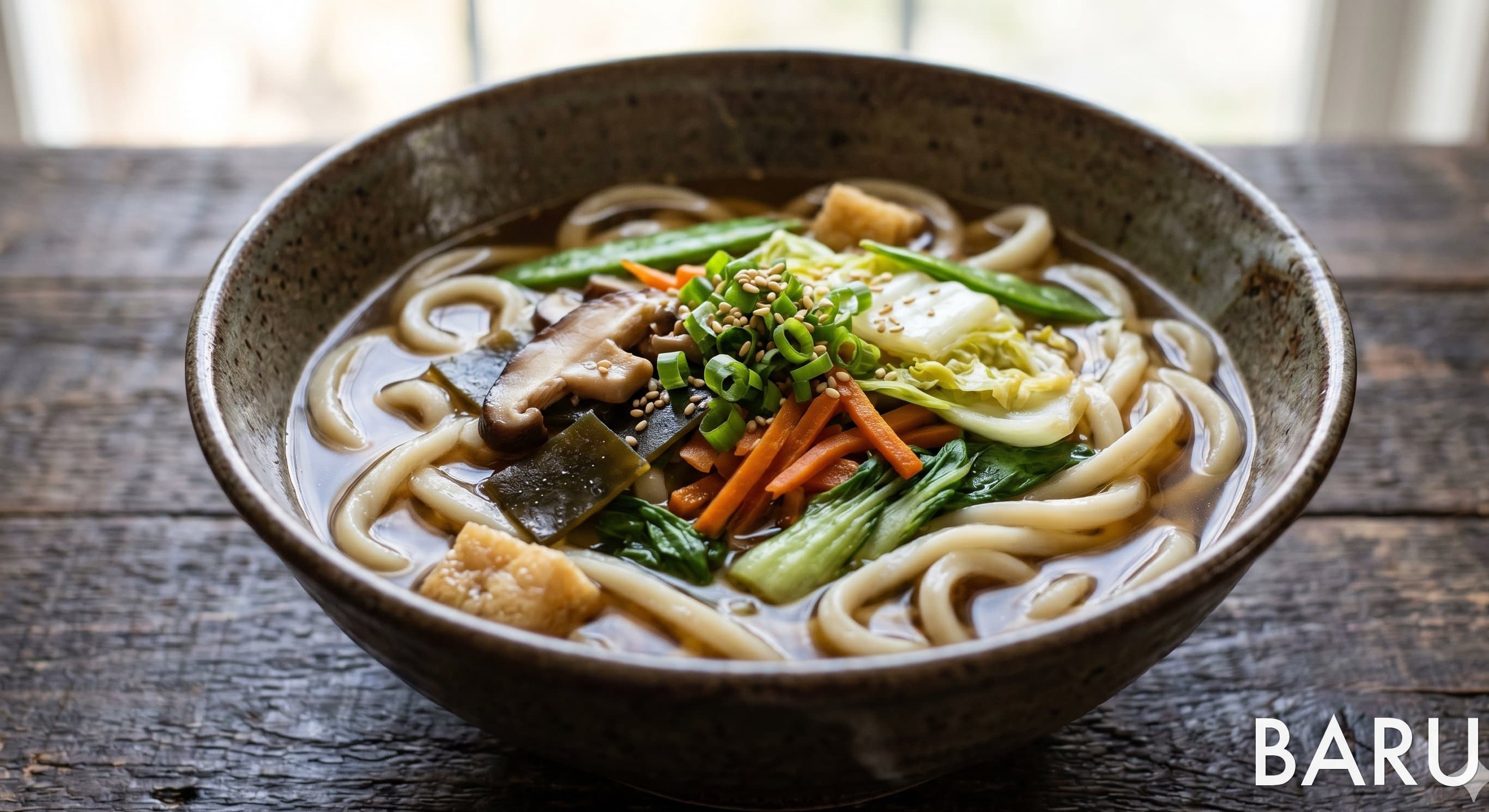 Yasai Udon (Japanese Vegetable Udon Soup) (야사이 우동 (채소 우동))