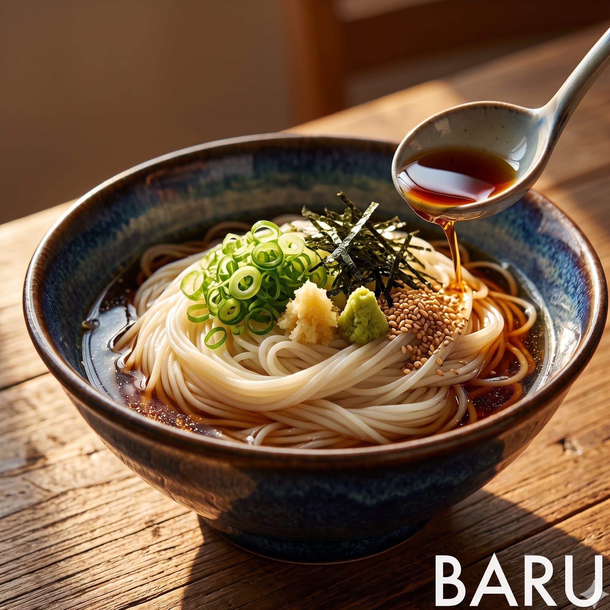 Somen Noodle Dipping Sauce and Toppings (소멘 쯔유)