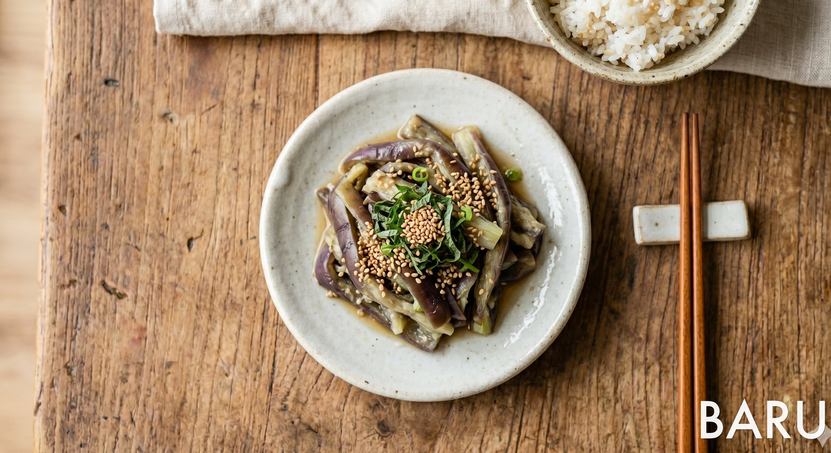 Temple-style Steamed Eggplant (사찰식 가지나물)