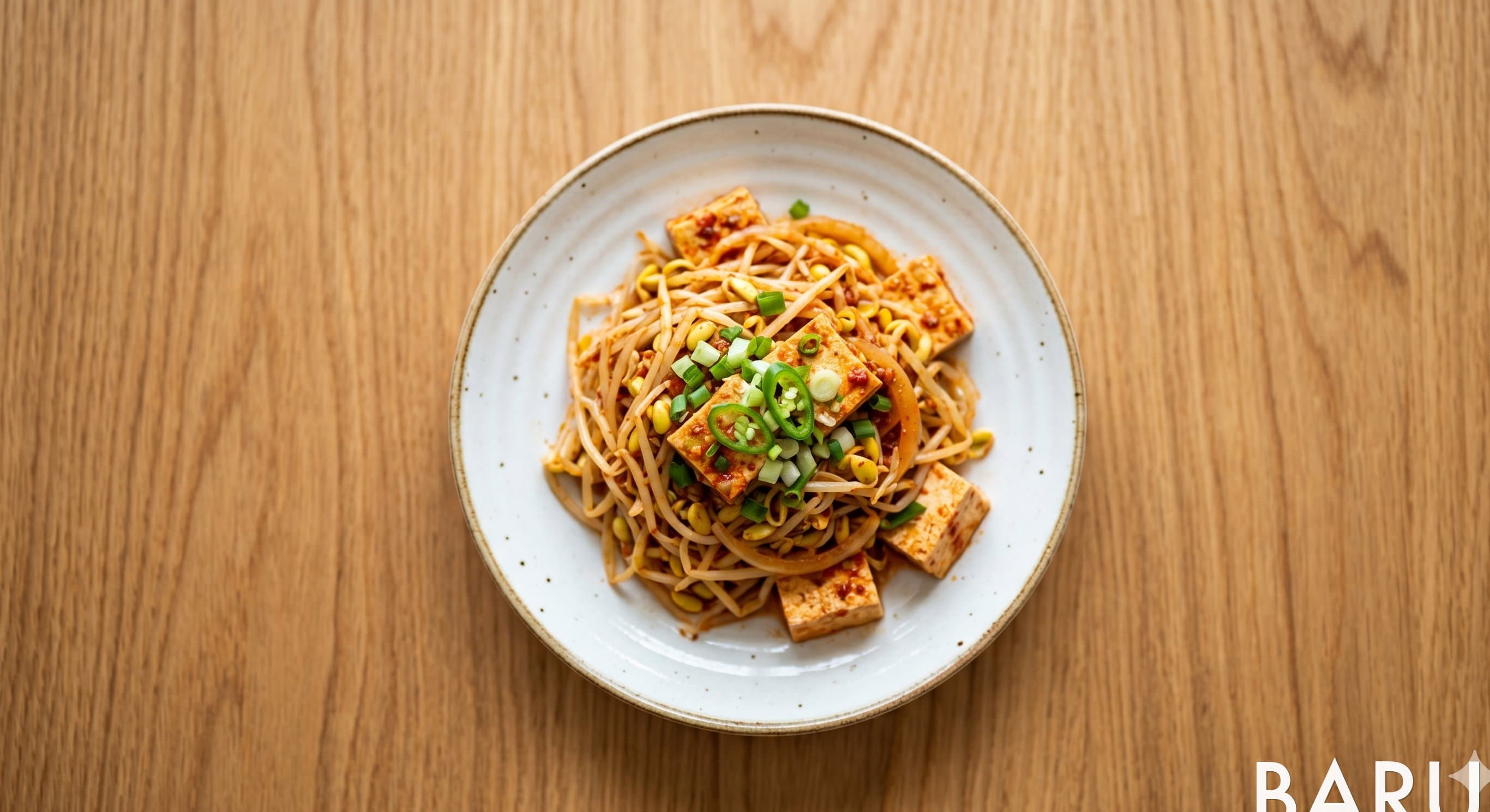 Braised Tofu with Soybean Sprouts (콩나물 두부조림)