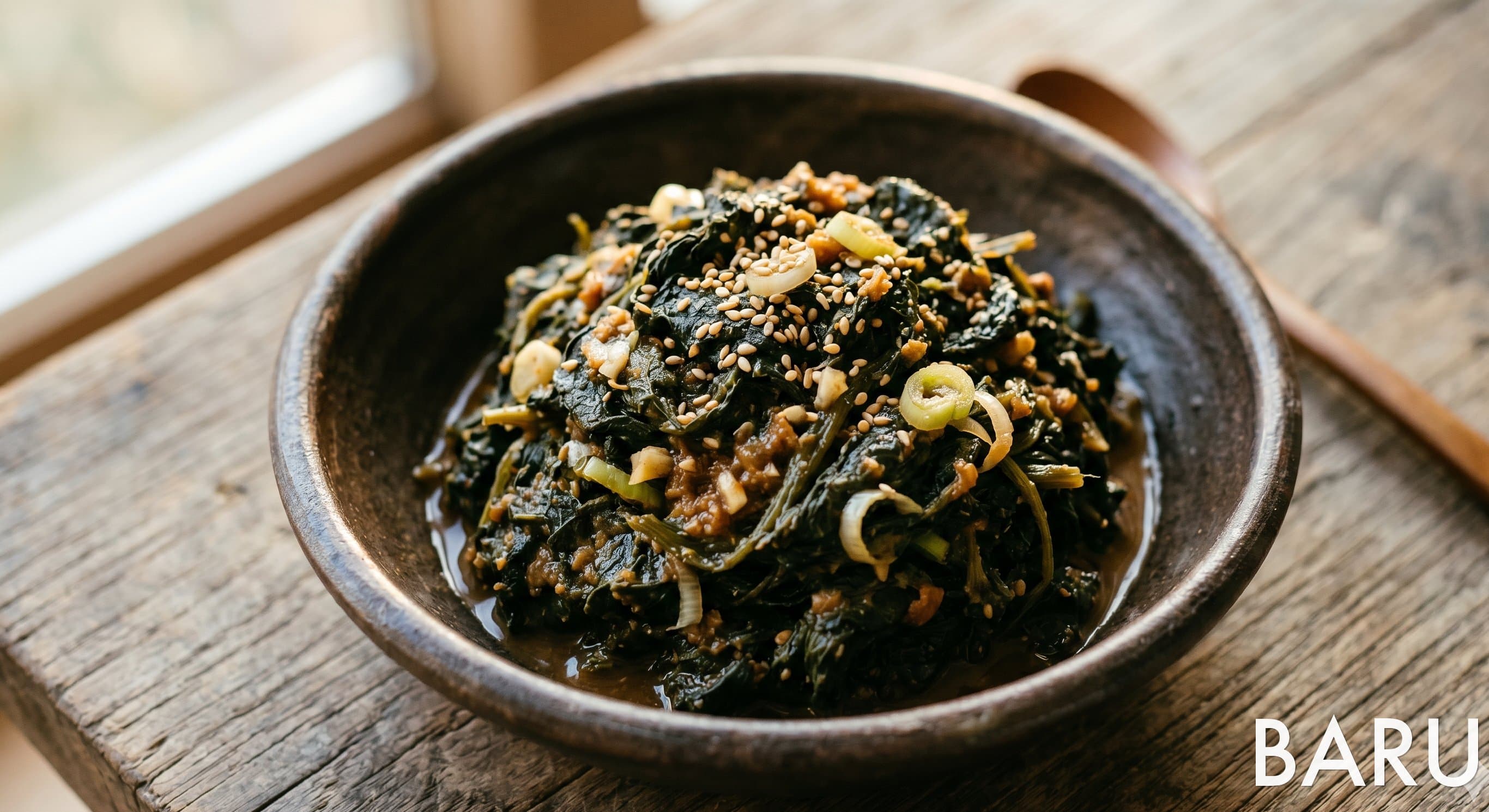 Dried Gondeure Namul with Doenjang (곤드레나물 된장무침)