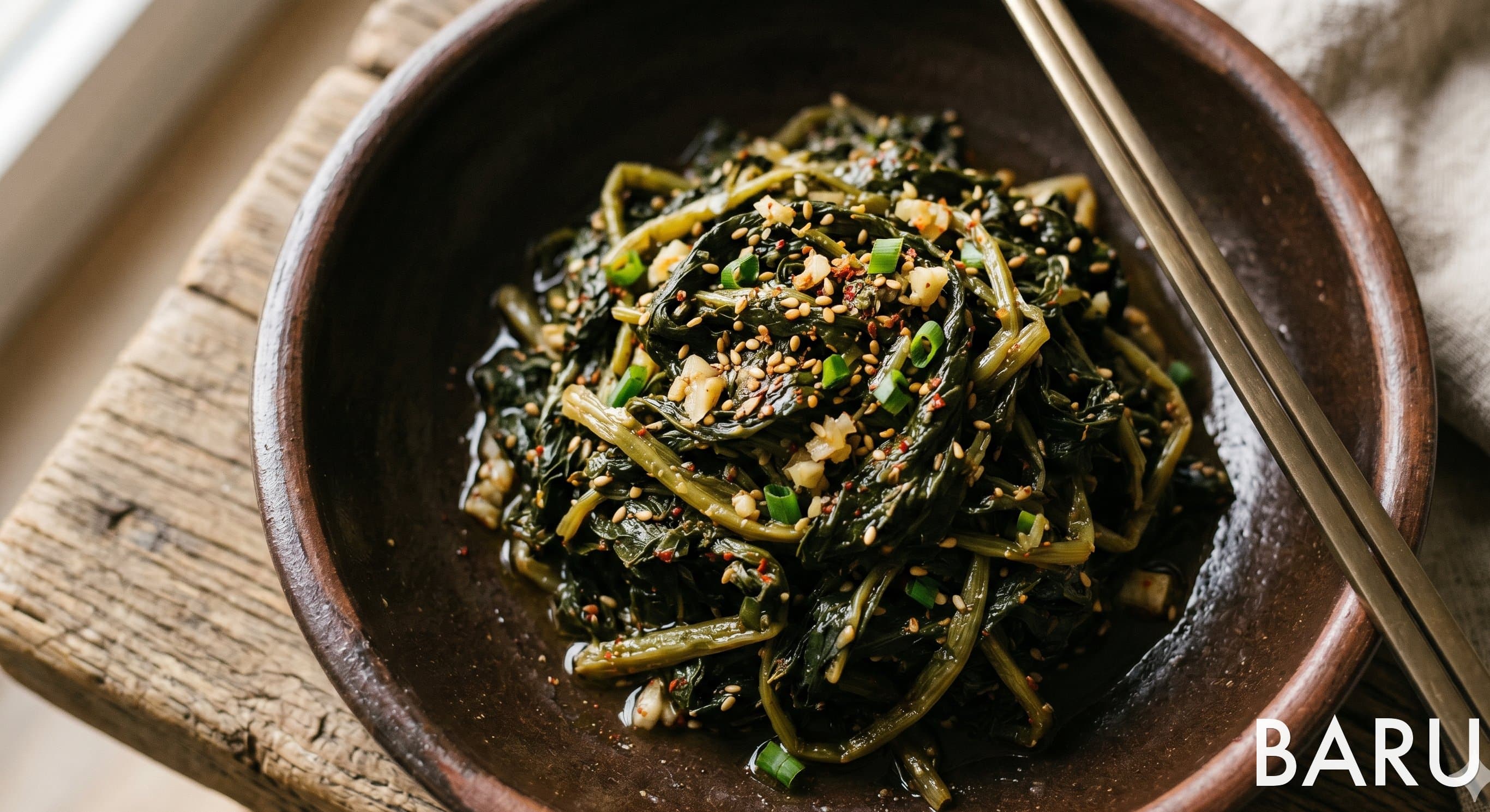 Stir-fried Dried Radish Greens (시래기나물 볶음)