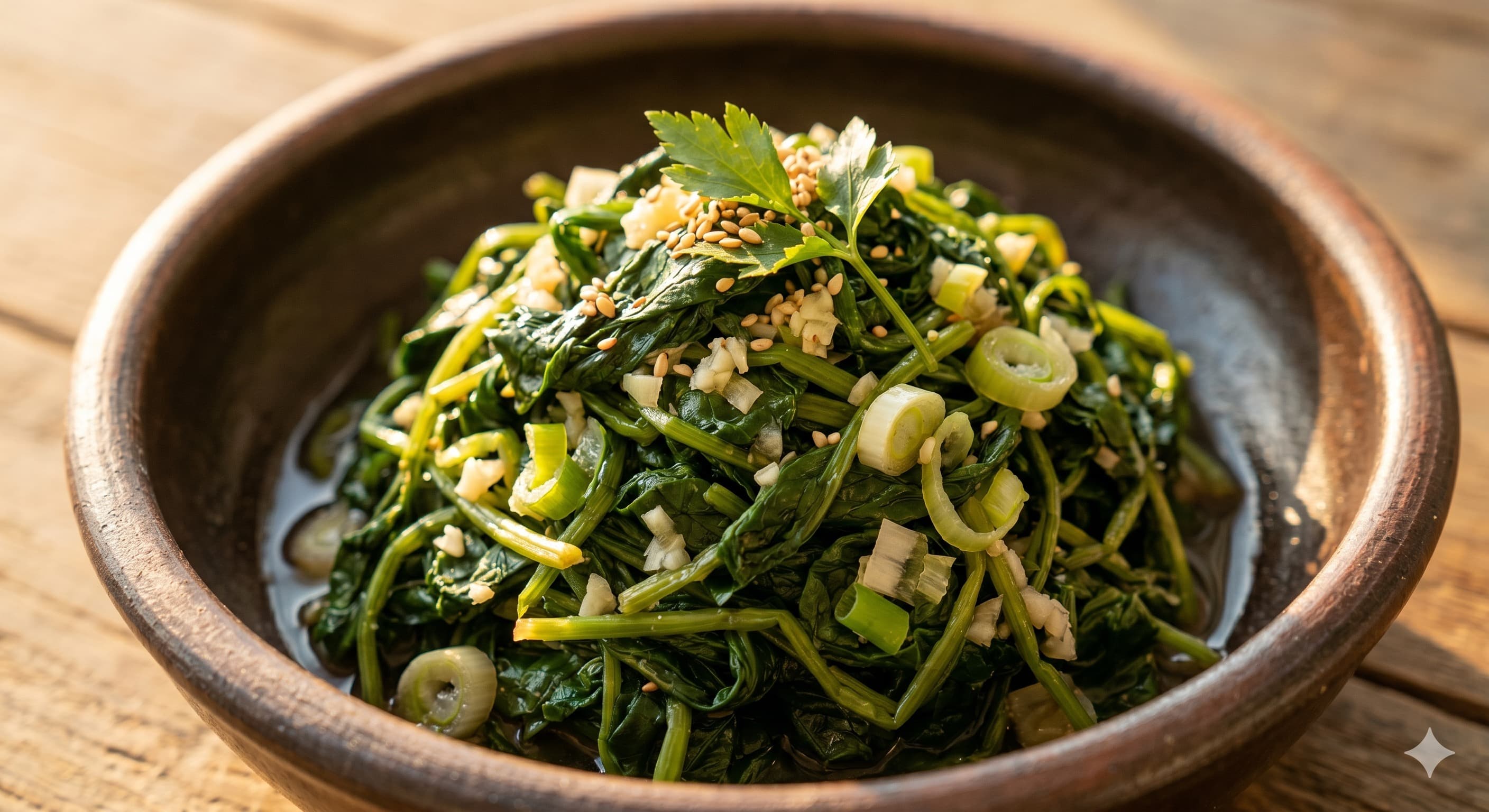 Blanched Pimpinella Namul (참나물무침)