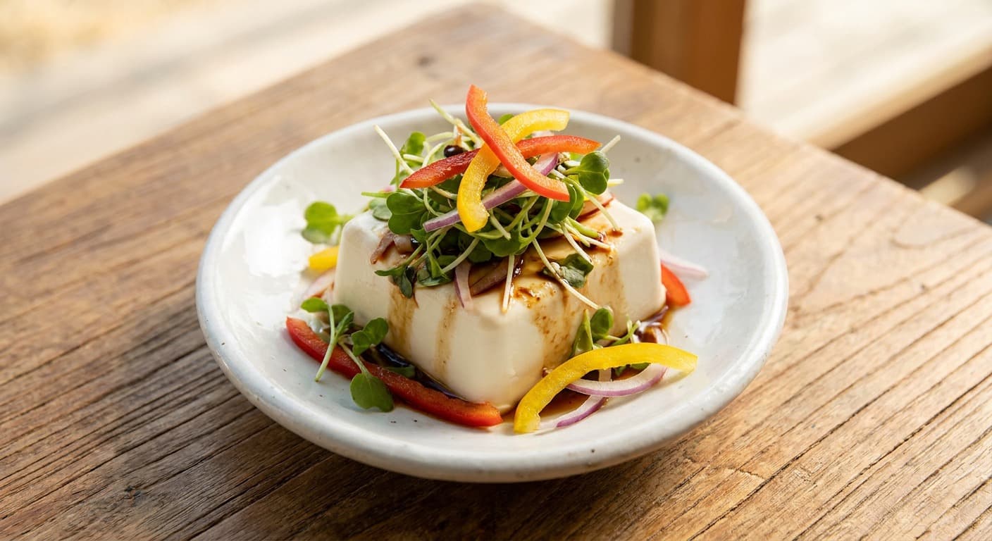 Silken Tofu Salad (연두부 샐러드)