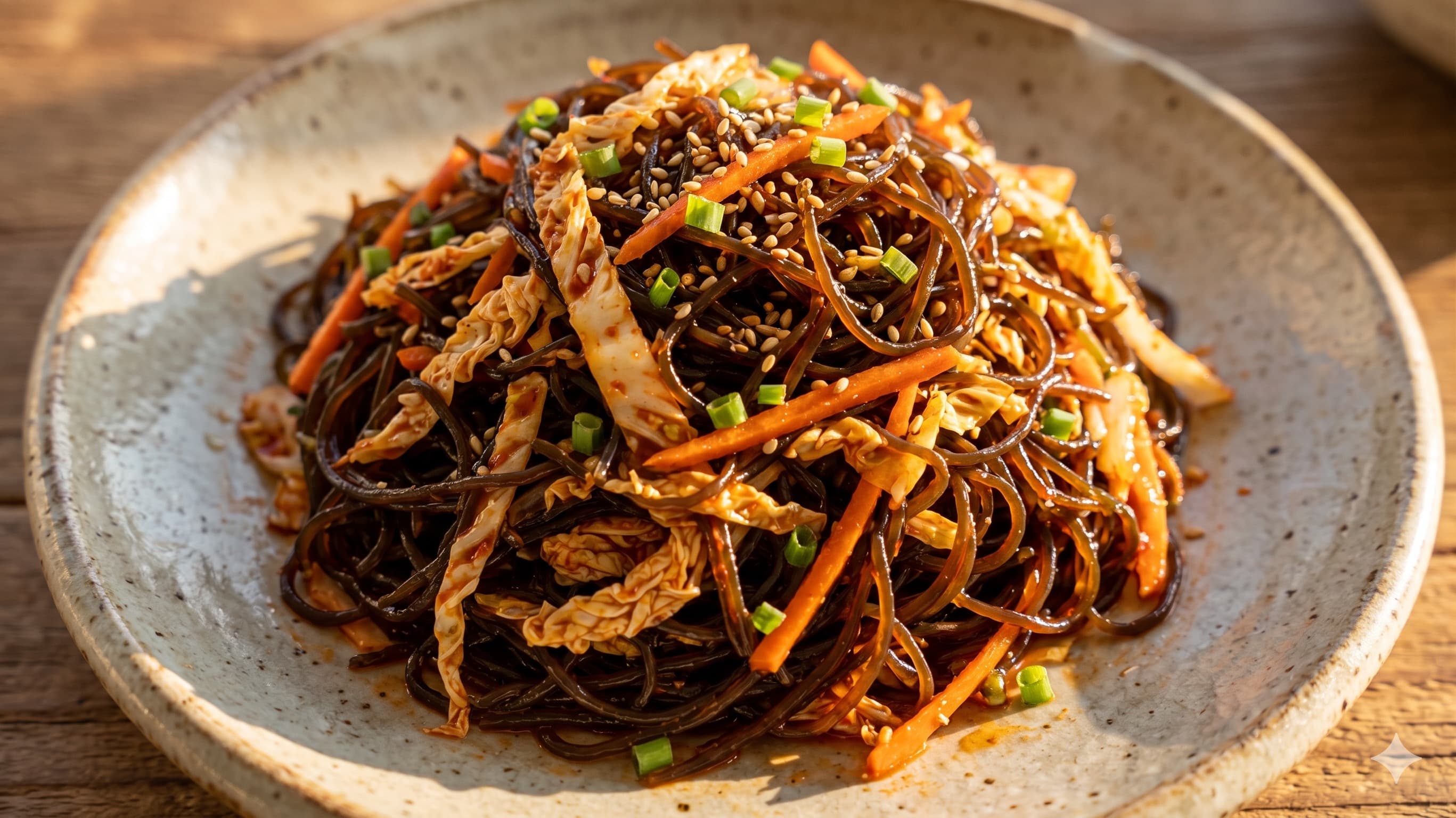 Seaweed Noodle (Kkoshiraegi) Salad (꼬시래기 무침)