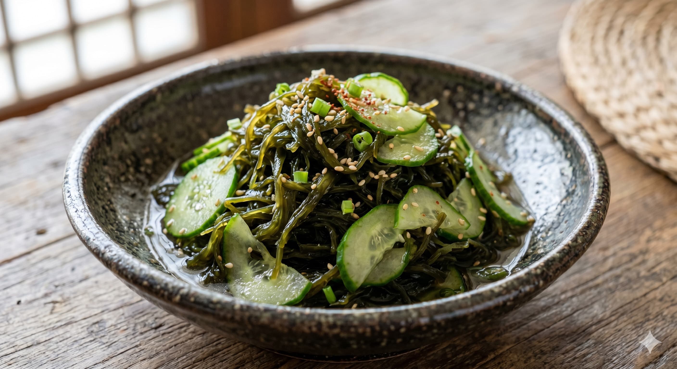 Mekabu Seaweed Vinegar Salad (미역귀 초무침)