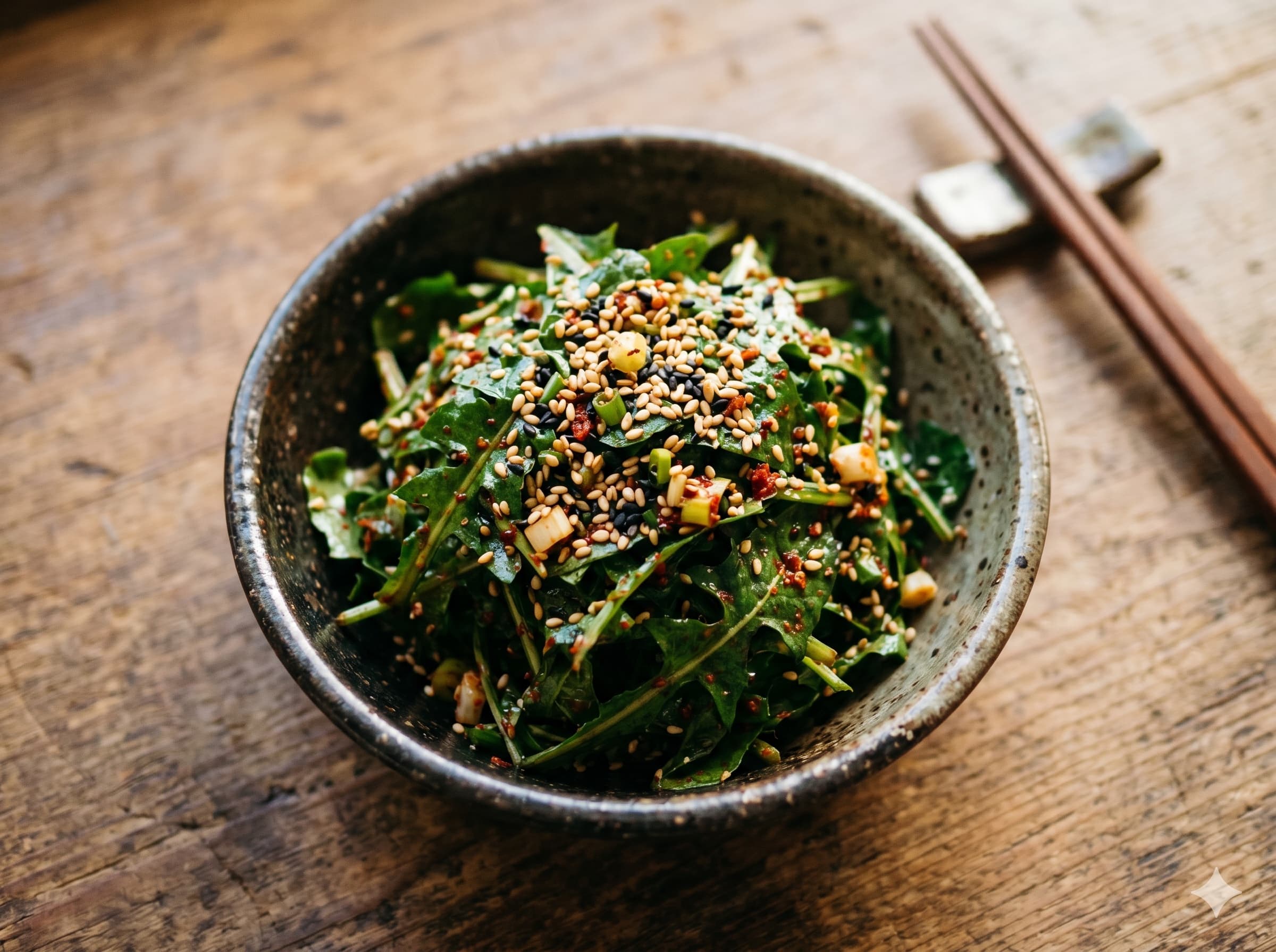Dandelion Green Salad (민들레 무침)