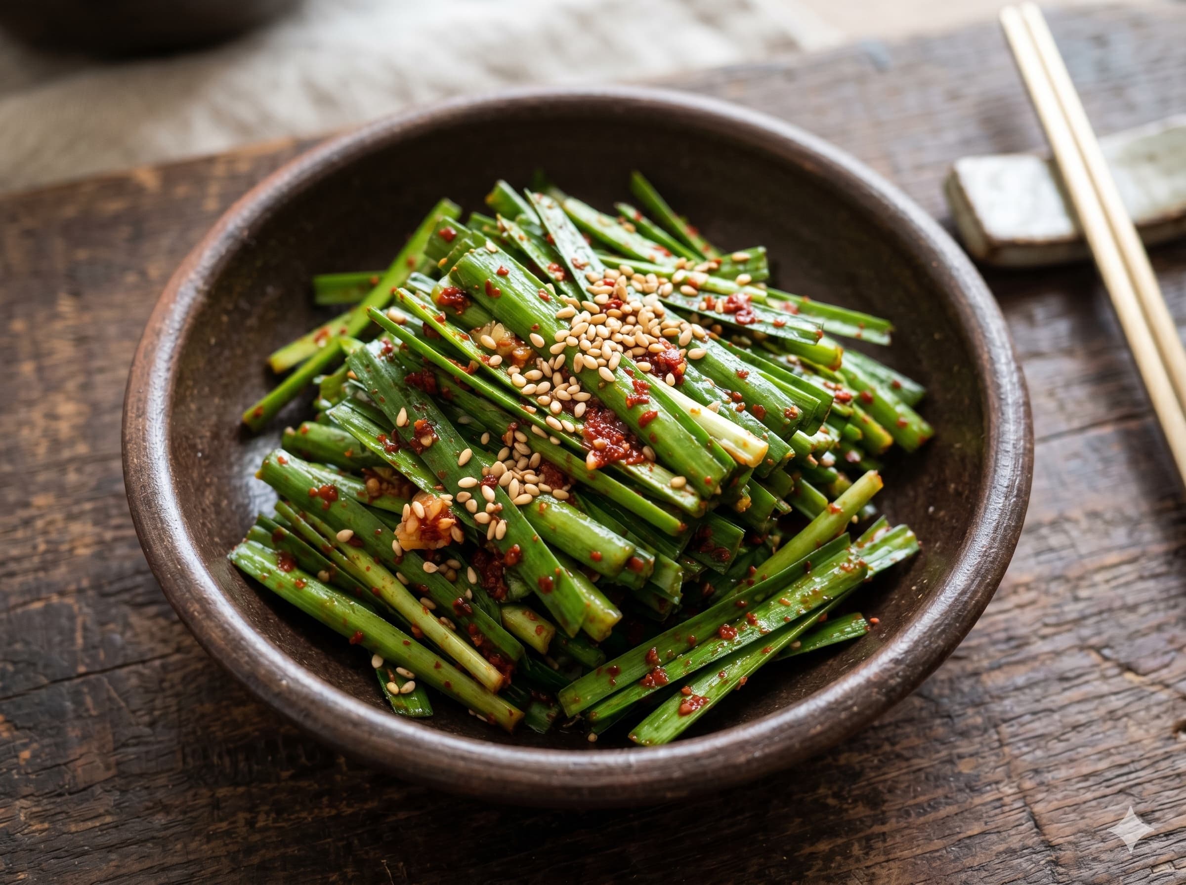 Fresh Chive Kimchi (부추 겉절이)
