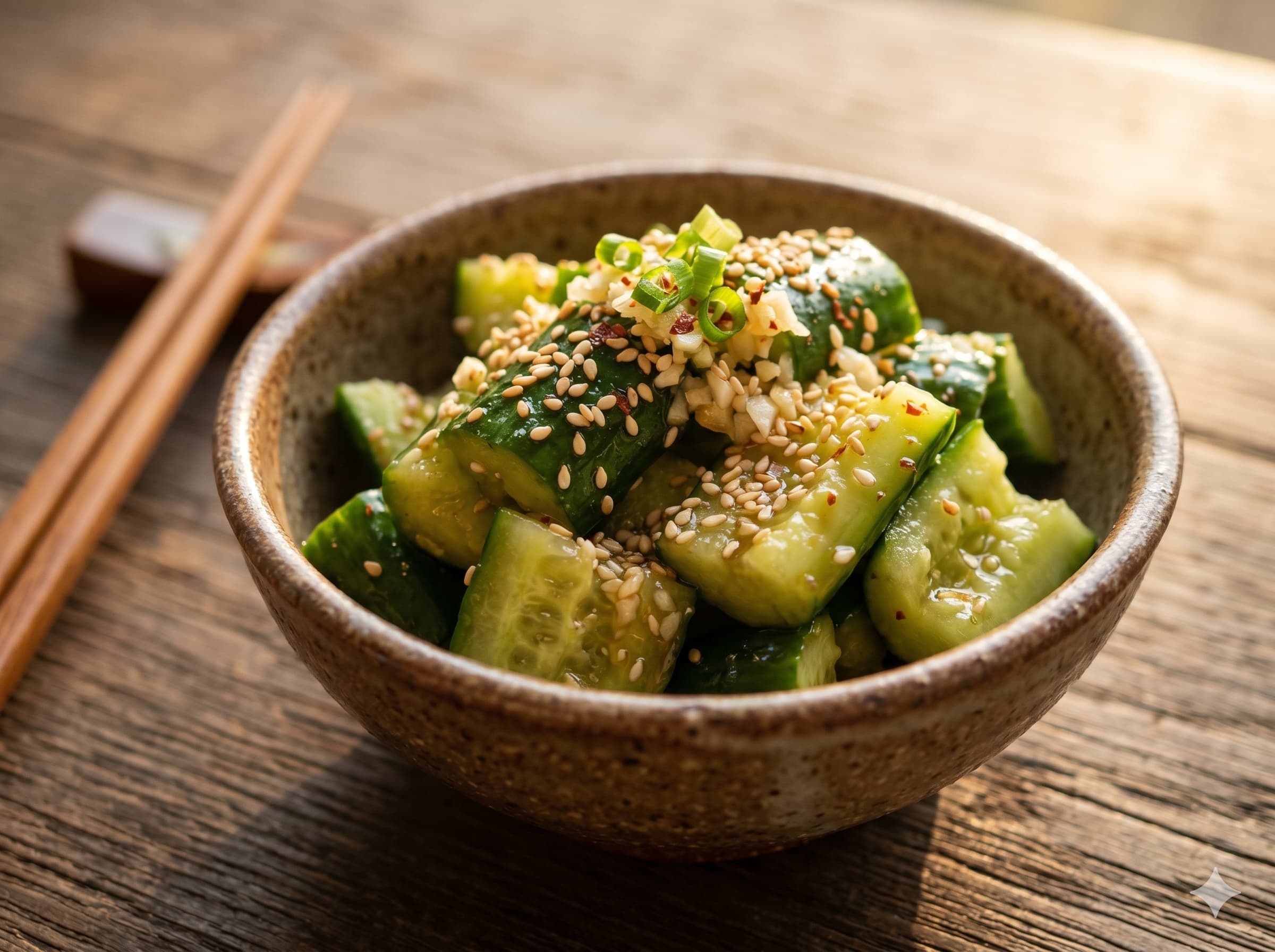 Smashed Cucumber Salad (타타키 큐리)